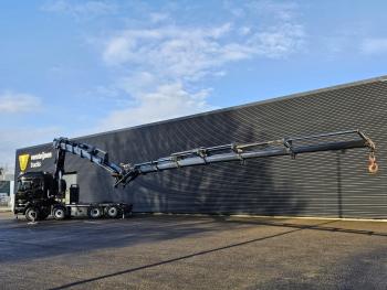 R490 8x2 / HMF 85 T/M CRANE + WINCH + JIB
